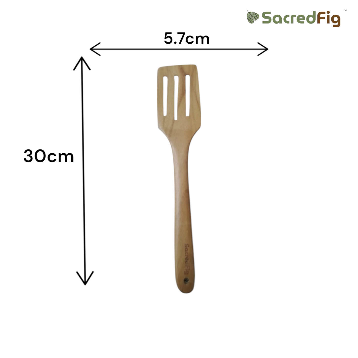Premium Teak Wood Spatula Set