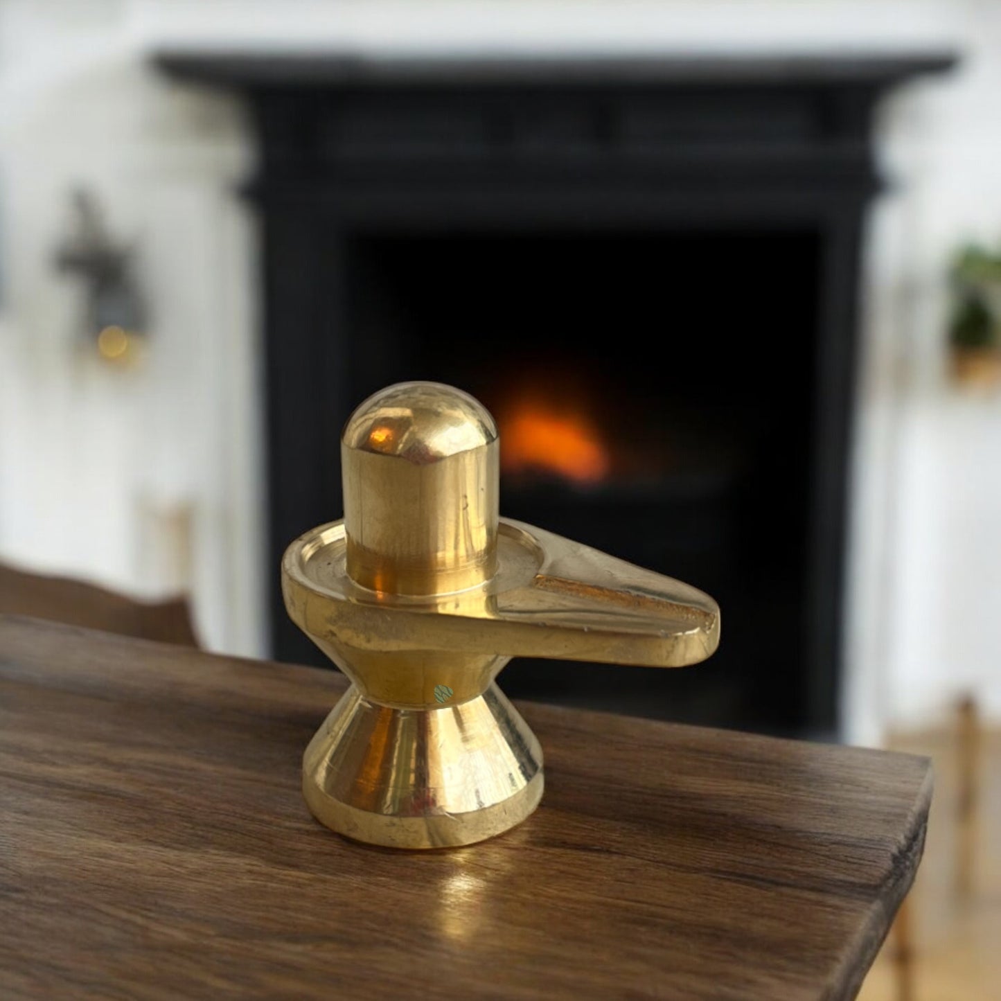 Golden Shivling | Solid Brass Shivling (S, M, L sizes)