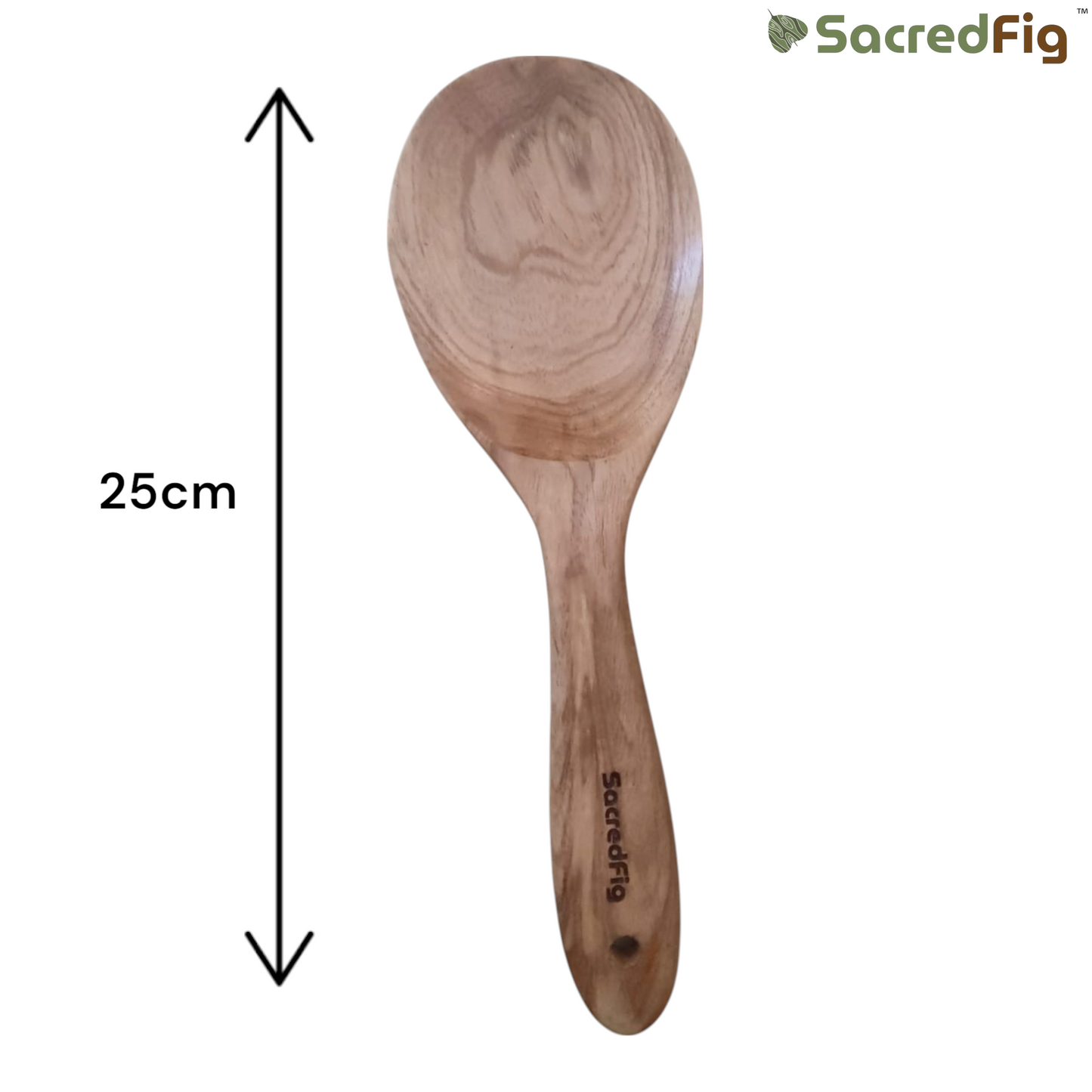 SacredFig Wooden Spatula Set| Neem Wood Set | Set of 8