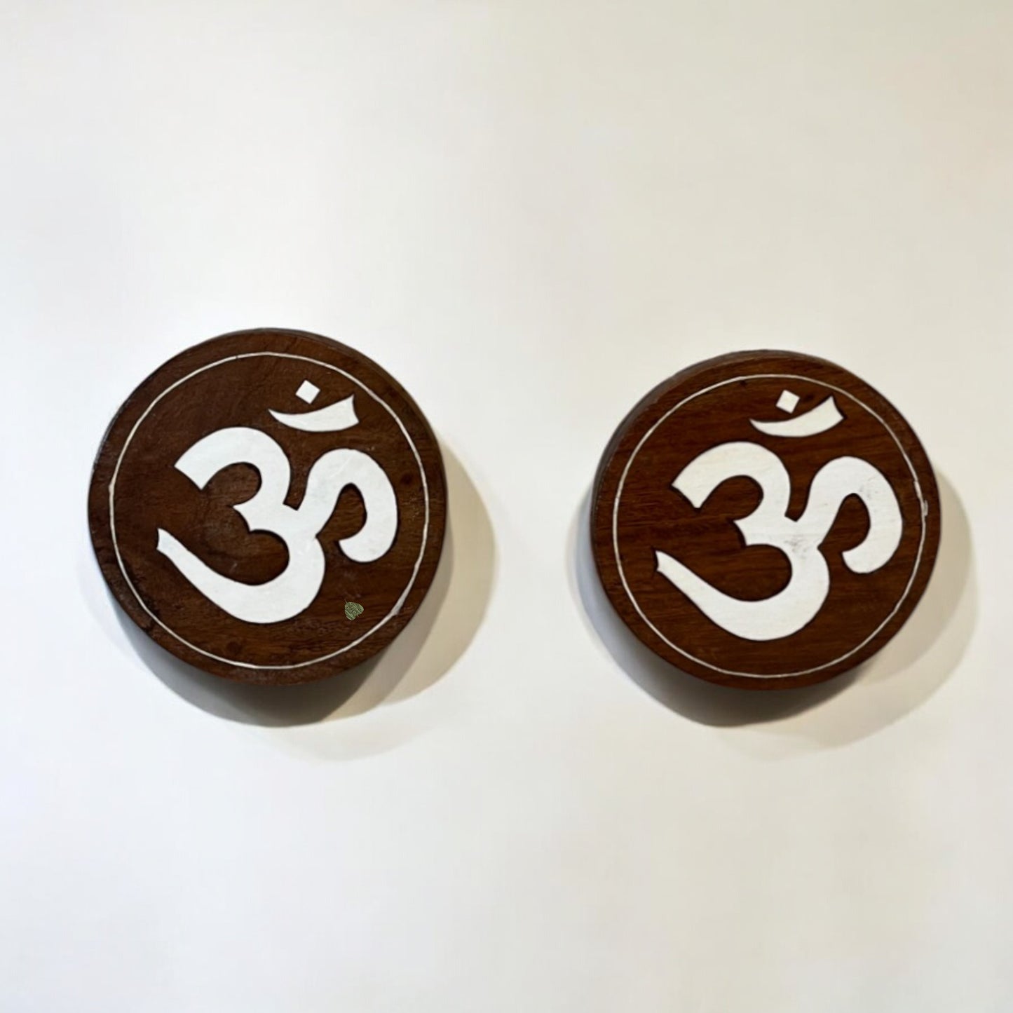 SacredFig Om Wall plate | Premium Wooden Home Decor | 4 in