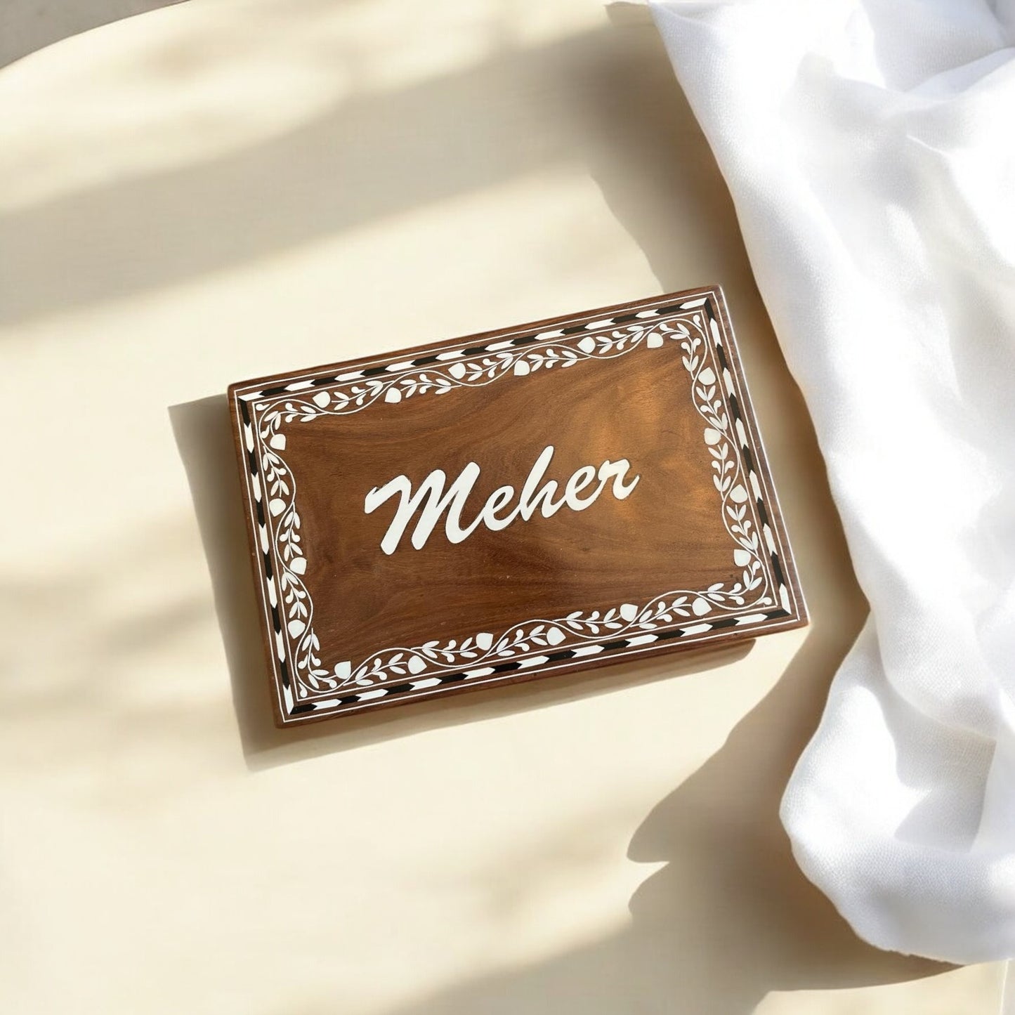 Personalised Wooden Box | Luxury gifting | Custom gift boxes | 12×8 in