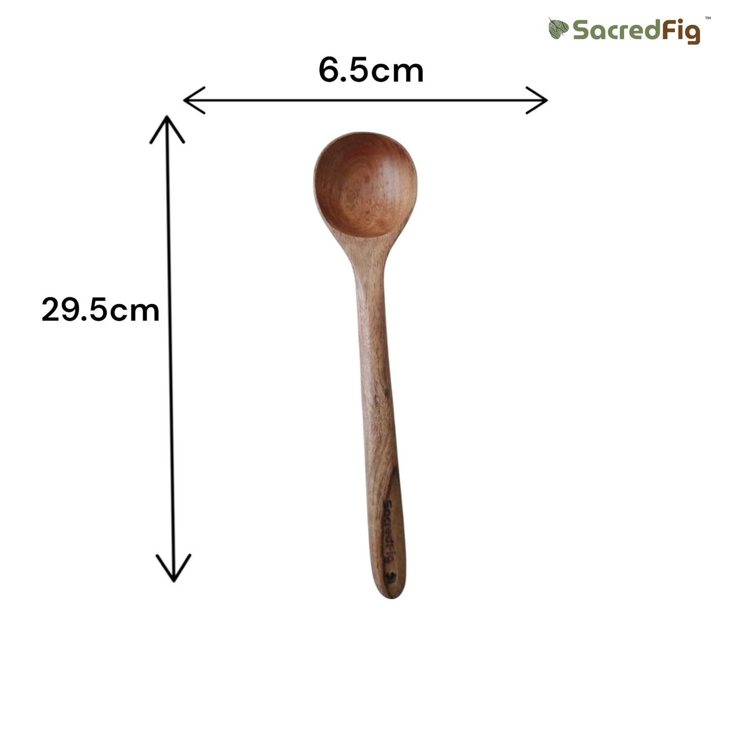 SacredFig Premium Acacia Wood Utensil Set – Set of 11 | Handcrafted Spatulas for Complete Kitchen Utility