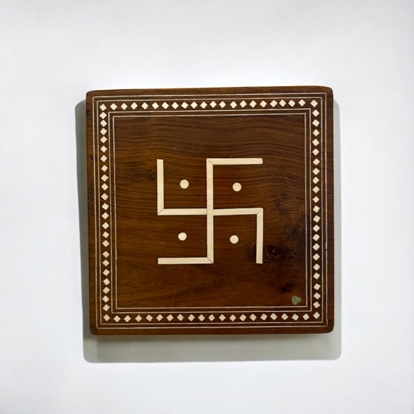 Swastika Wall Plate | Premium Home Decor by SacredFig | 9 x 9 in