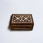 Dual Square Design Wooden Box | Premium Home Decor by SacredFig | 6×4 in