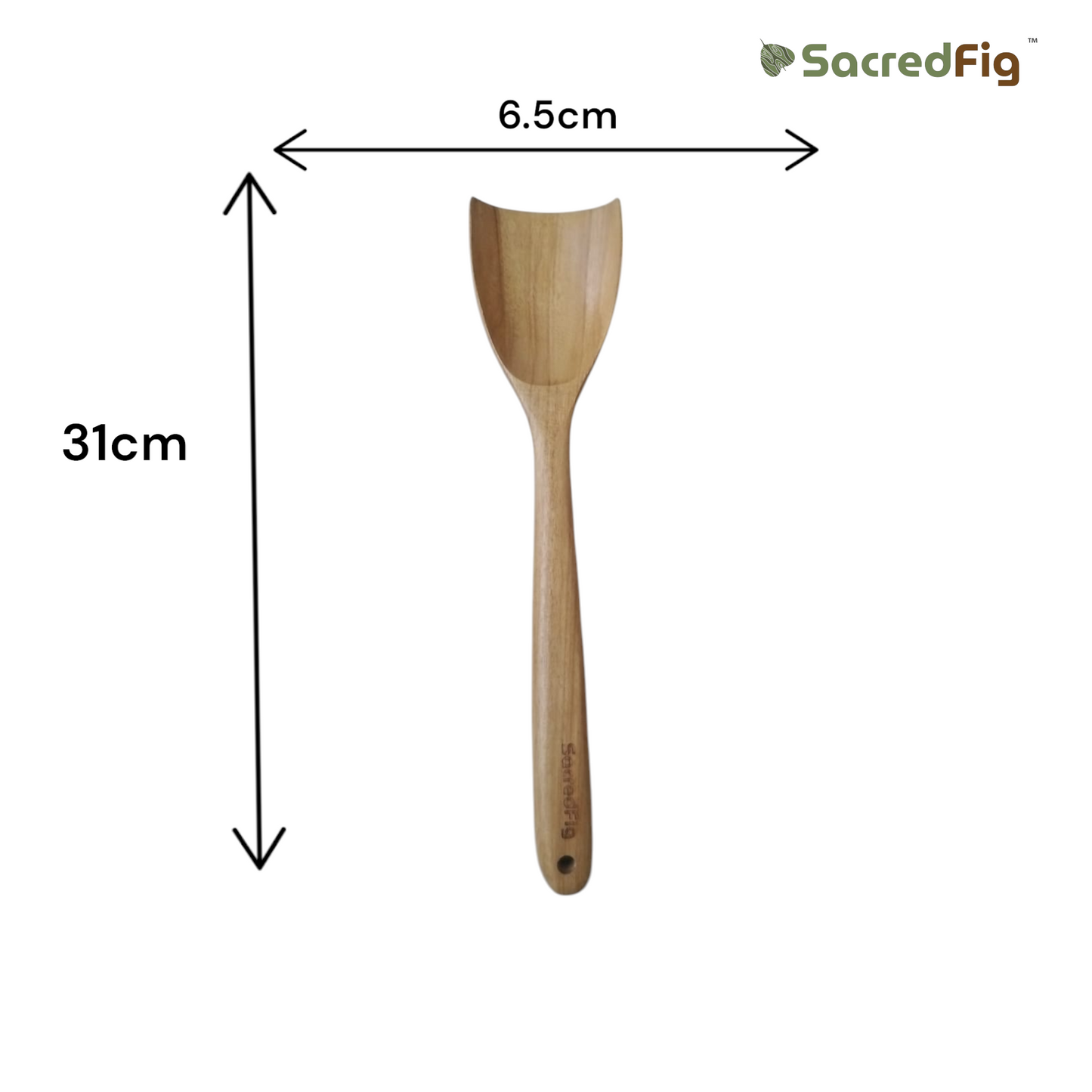 Premium Teak Wood Spatula Set