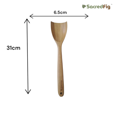 Premium Teak Wood Spatula Set