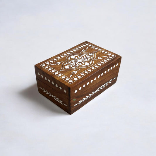 Premium Wooden Jewellery Box for Gifting | 6×4 in