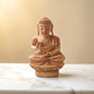 SacredFig Wooden Buddha Idol – 6 Inch | Blessing Pose (Abhaya Mudra) | Handcrafted Spiritual Decor