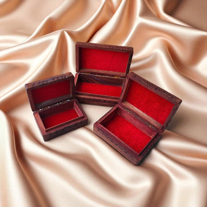 SacredFig Wooden Jewellery Box with Intricate Floral Carvings | Premium Storage Boxes in Small, Medium & Large Sizes