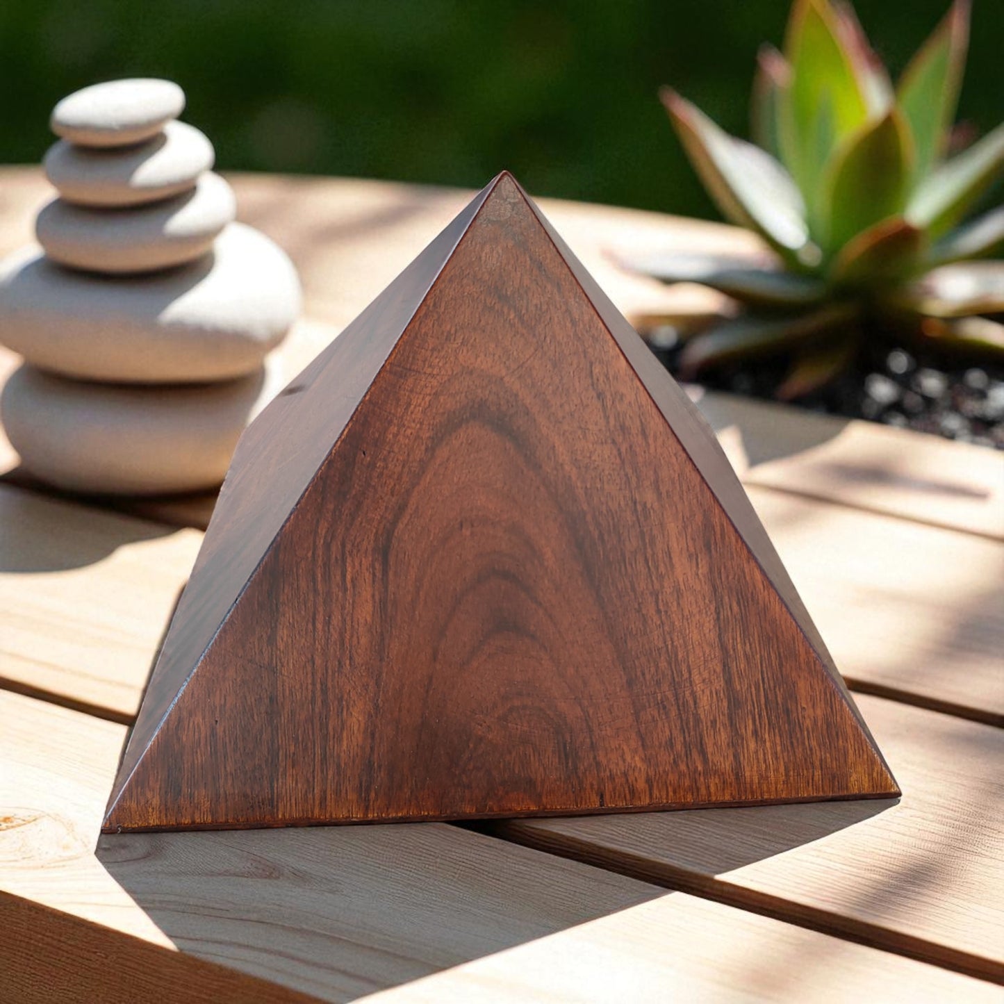 Vastu Pyramid | Energy Amplifier | Made of solid Wood with glossy melamine finish