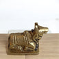 Sacred Nandi Bull Idol | Made of Brass - 3.8 cm (h)