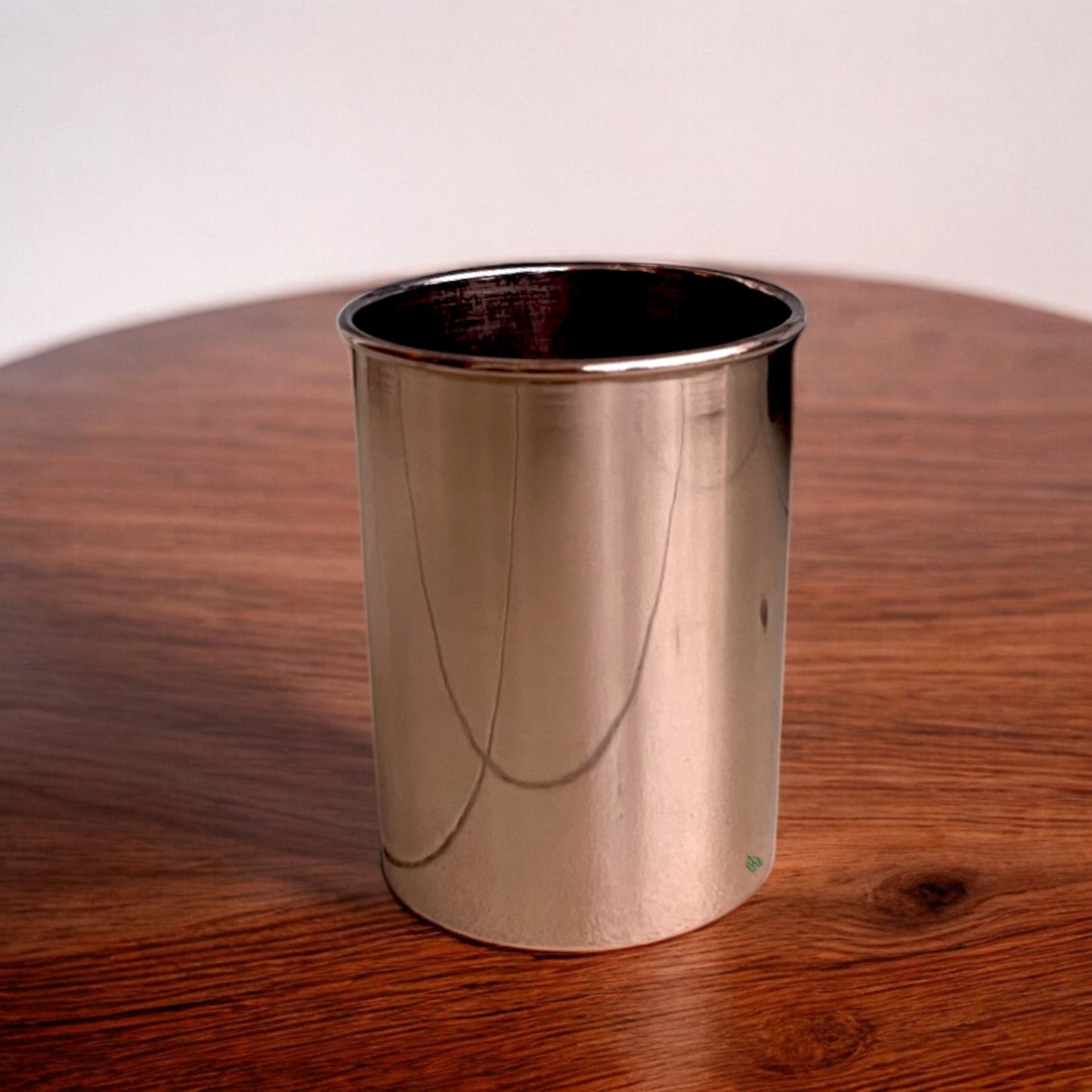 SacredFig Pure Copper Drinking Glass – 4 Inch | Handcrafted Tumbler for Ayurvedic Wellness & Daily Use