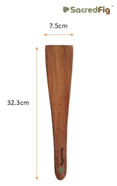 SacredFig Wooden Spatula Set| Neem Wood Set | Set of 8