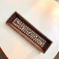 SacredFig Premium Pen & Specs Tray | Decorative Pen Tray in Sheesham Wood with Inlaid Work - SD010| 11 ×4 in