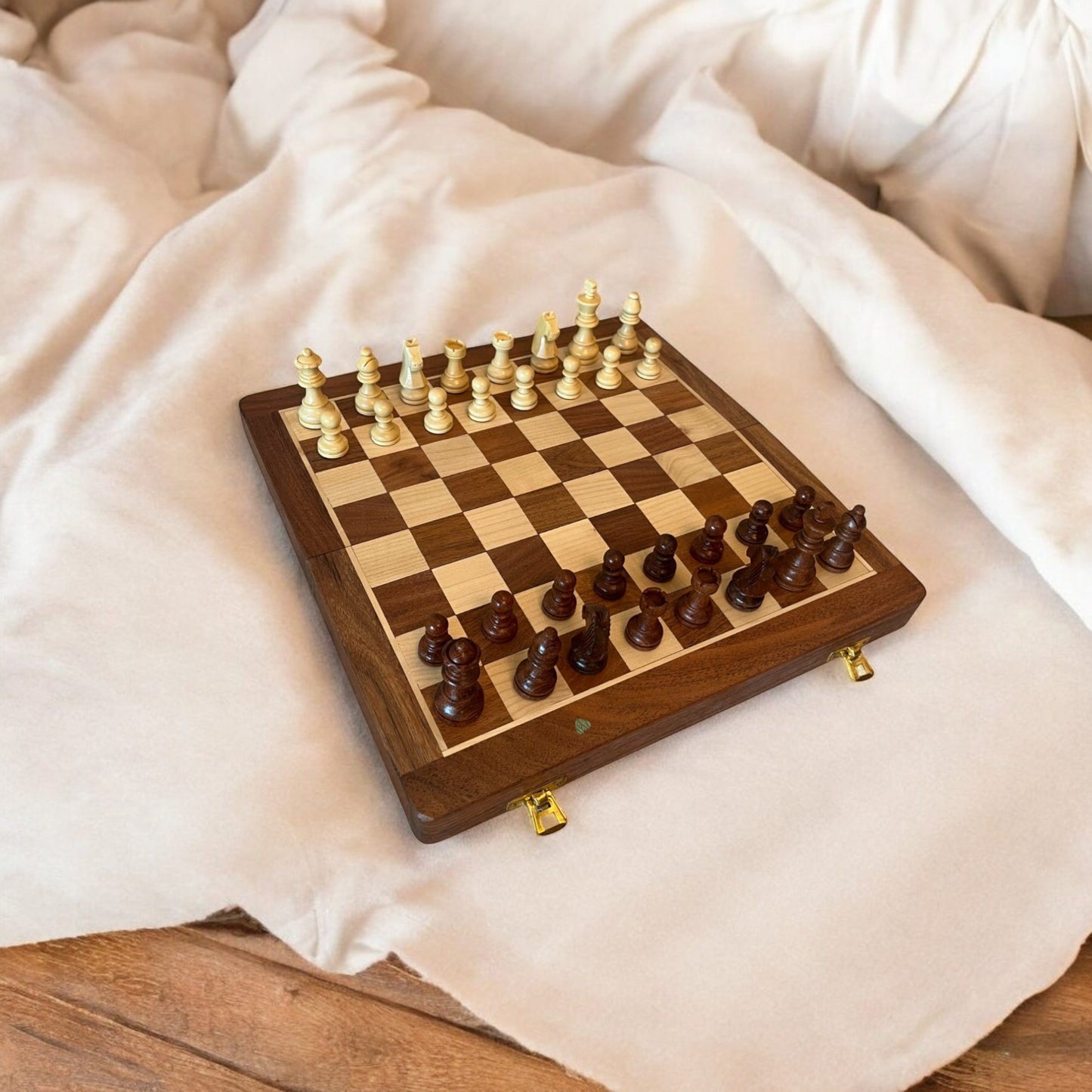 SacredFig Wooden Chess with Magnetic Board | S, M, L sizes