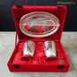 SacredFig Premium Tray with Engraved Glass Gift Set