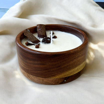 Premium Wooden Scented Candle | Home Decor by SacredFig