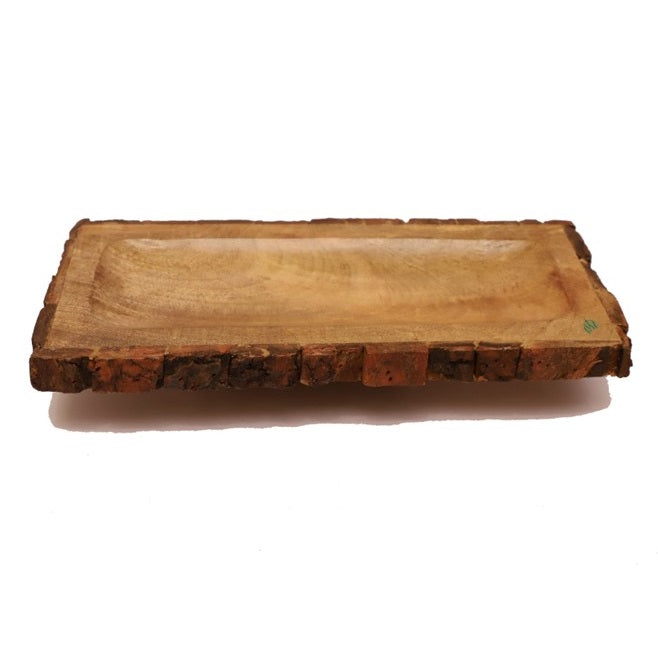 Wooden Serving Tray | Rectangular Platter Tray | 15 x 6 in