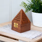 Dhoop Holder Dhoopdan | Wooden Incense Holder for Dhoop Cones, Sambrani | 5 in
