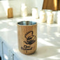 SacredFig Handcrafted Wooden Mug – 300ml | Stainless Steel Interior | Ideal for Tea, Coffee & More