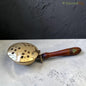 SacredFig Brass Dhoop Dani / Lobandaan with Wooden Handle