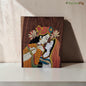 SacredFig Eternal Raas Wooden Colored Inlay Art Wall Frame |8 x 10 In| Handmade Wooden Wall Décor Traditional Artwork