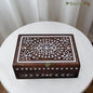 SacredFig Wooden Decorative Gift Box with Intricate Heavy Work Design  | 7×5 In | Premium Sheesham Wood Handcrafted Storage Box