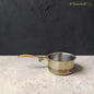 SacredFig Handcrafted Brass Saucepan - 1000ml | Ritual Legacy series | Premium Brass Cookware