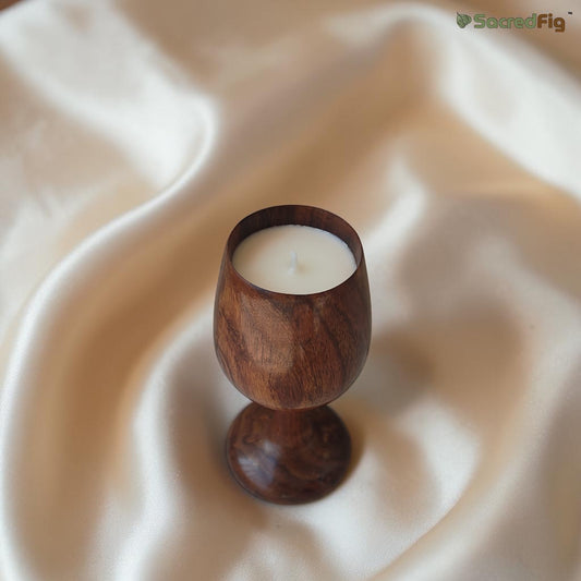 SacredFig Candle | Unique Home Decor | 6 × 3 in