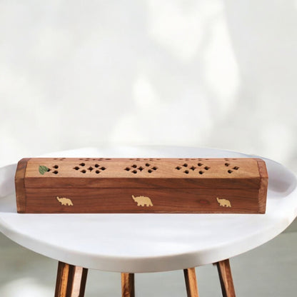 Wooden Agarbatti Holder| Incense Stick Holder | Agarbatti stand wooden box for Puja | 12 in