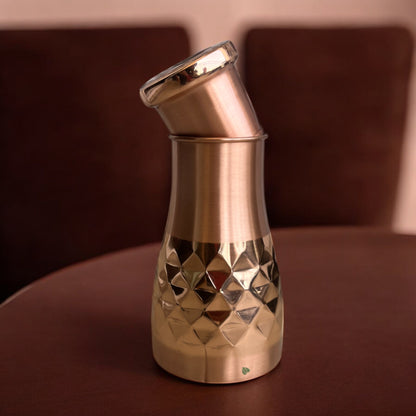 Pure Copper Water Bottle Jar| 7 in