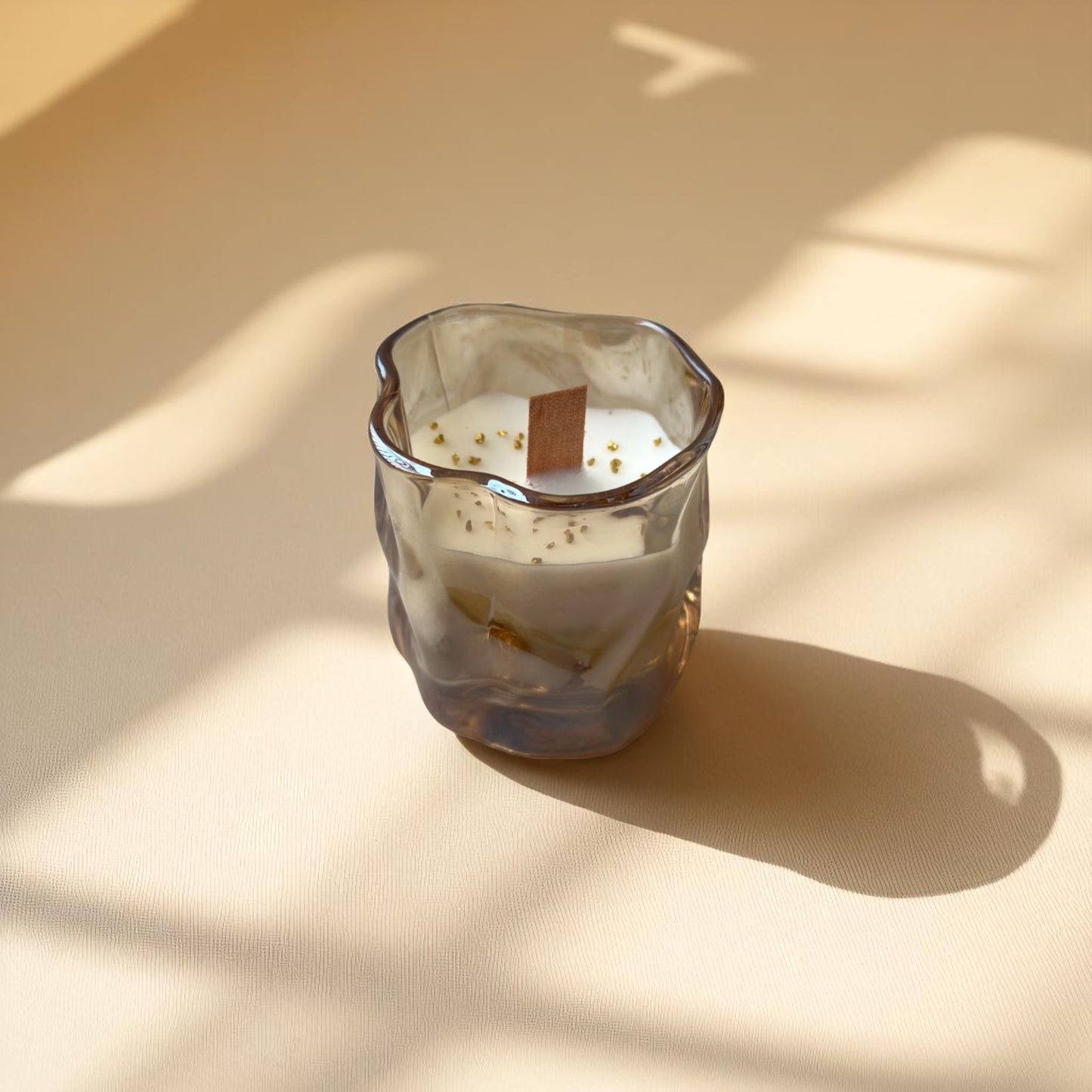 Scented Candle – Rock Glass Design | Premium Fragrance Candle | Elegant Home & Gift