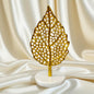 SacredFig Decorative Golden Leaf | Elegant Accent for Table & Shelf Styling