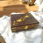 SacredFig Wooden Jewellery Box - Set of 3 | Elephant Carving Design | Handcrafted Storage Boxes in S, M & L Sizes