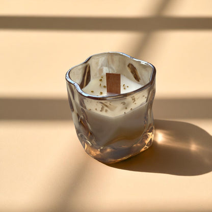 Scented Candle – Rock Glass Design | Premium Fragrance Candle | Elegant Home & Gift