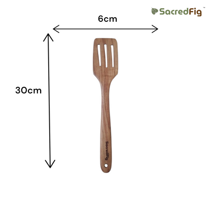 SacredFig Premium Acacia Wood Utensil Set – Set of 11 | Handcrafted Spatulas for Complete Kitchen Utility
