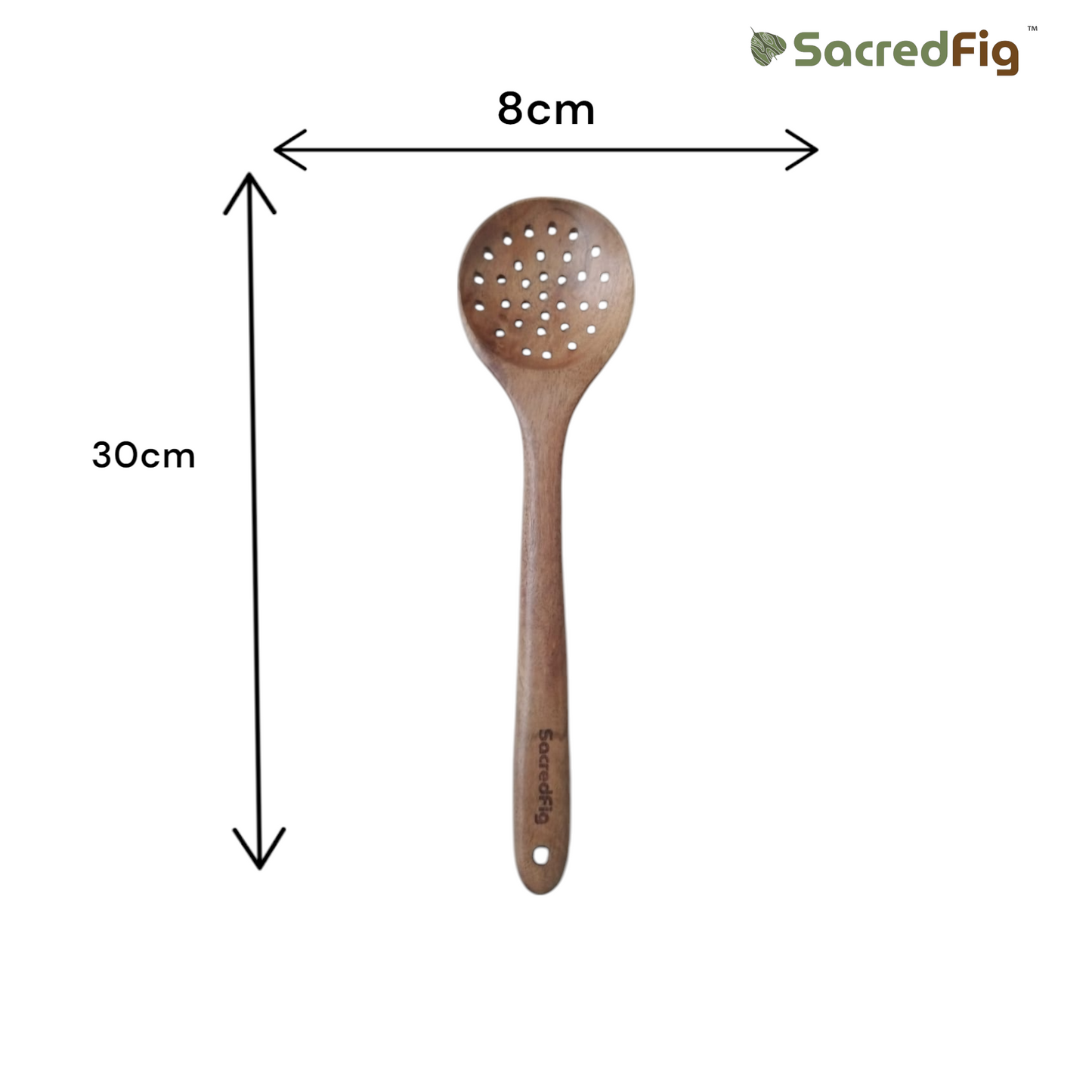 SacredFig Premium Acacia Wood Utensil Set – Set of 11 | Handcrafted Spatulas for Complete Kitchen Utility