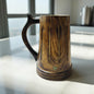 SacredFig Wooden Mug Large – 500 ml | Handcrafted Viking Style | Rustic Finish Mug Design