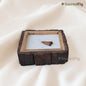 Square Barkwood Scented Candle | Home Decor by SacredFig | 6 in