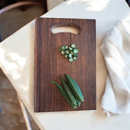 SacredFig Sheesham Wood Chopping Board | High quality solid wood chopping board | 12 × 8 in