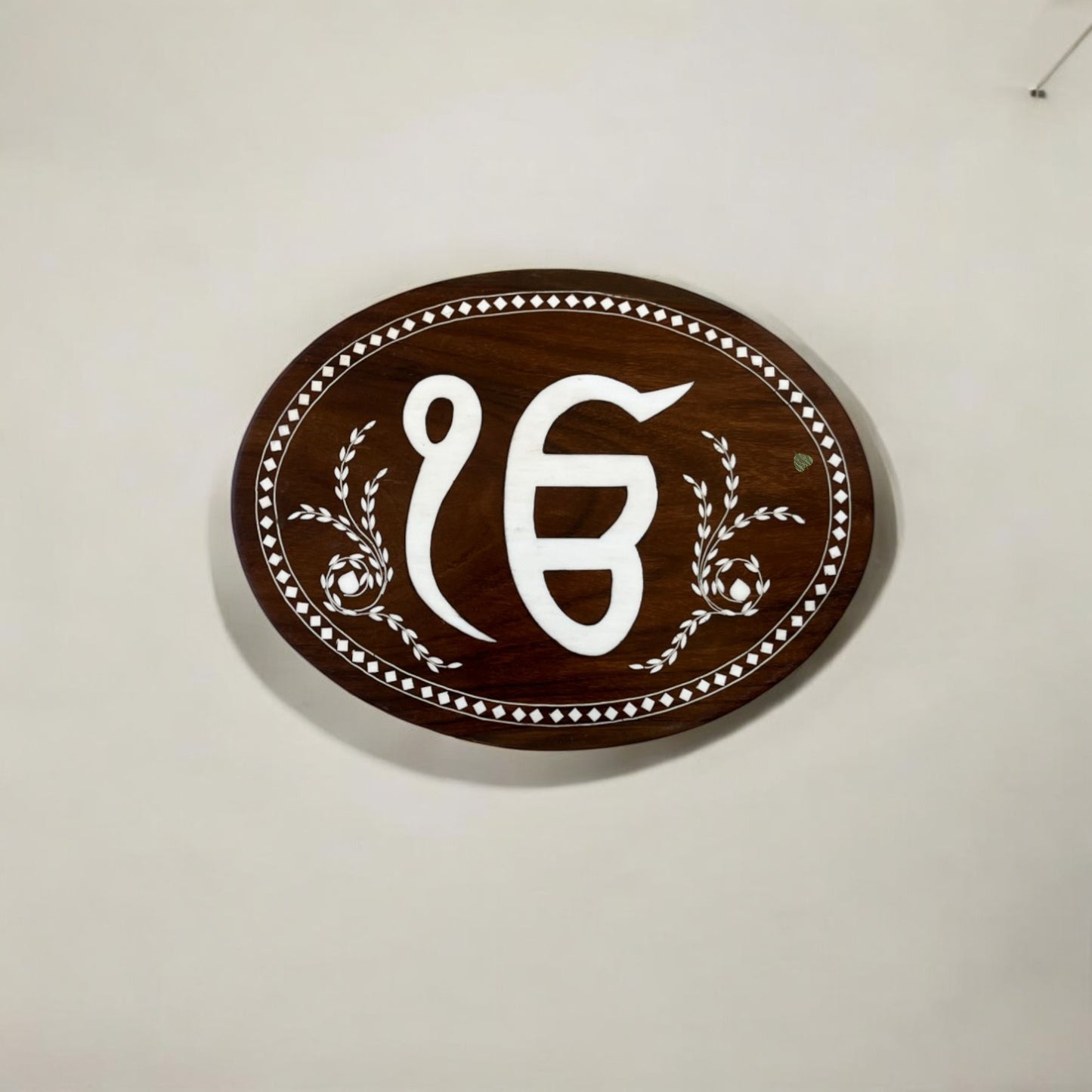 Ik Onkar Wall Plate | Premium Home Decor by SaredFig | 12 × 9 in