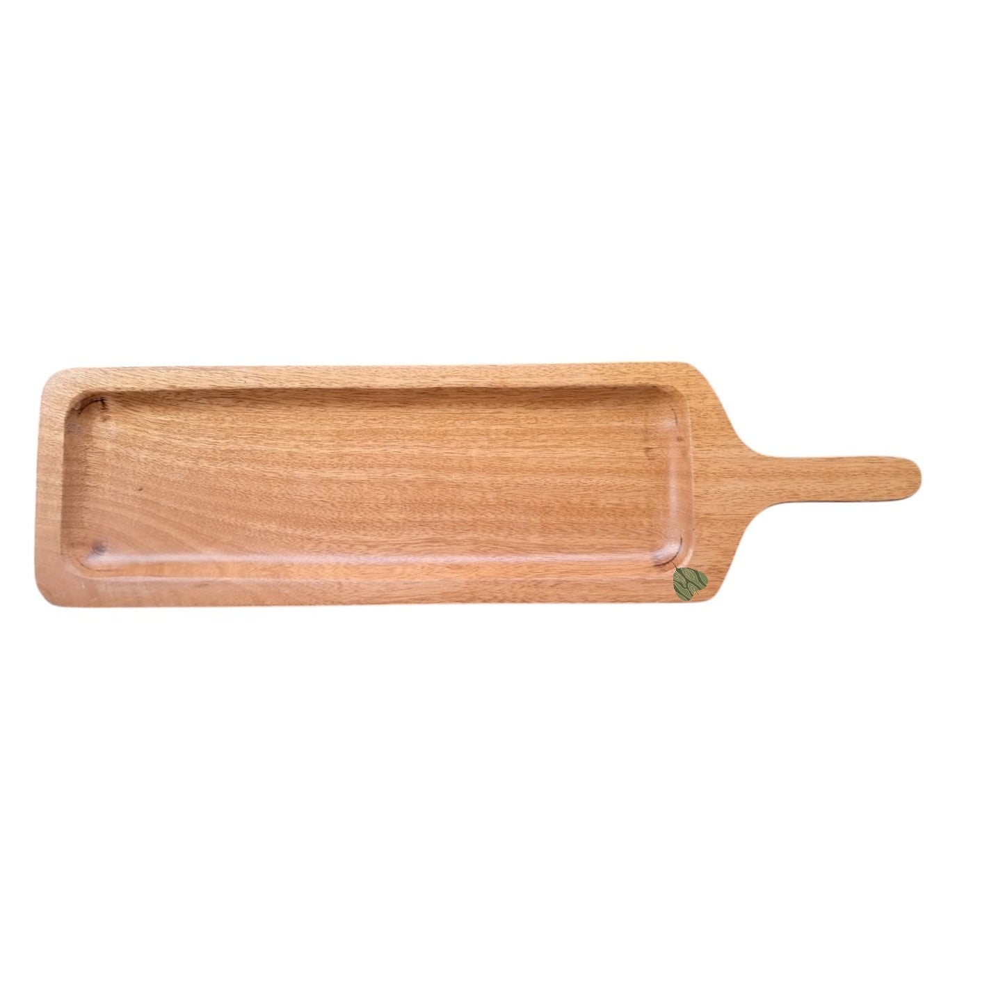 SacredFig Neem Wood Long Platter| Serving Wooden Platter| 15.5×5 in
