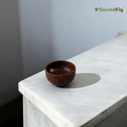 SacredFig Sheesham Bowl| Premium Wooden Bowl| Serving Bowl | S, M Sizes