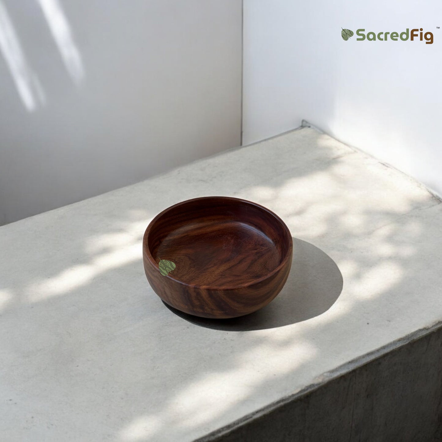 SacredFig Sheesham Bowl Set| Set of 4| Premium Sheesham Wood| Snack Serving