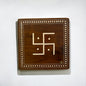 Swastika Wall Plate | Premium Home Decor by SacredFig | 9 x 9 in