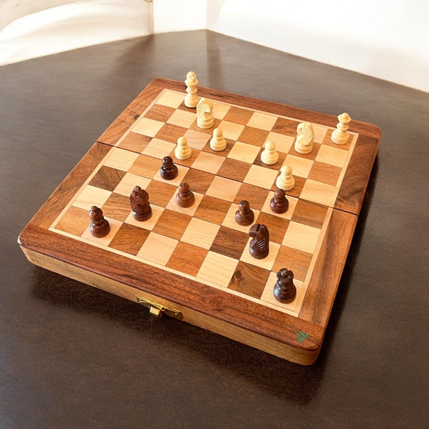 SacredFig Wooden Chess with Magnetic Board | S, M, L sizes