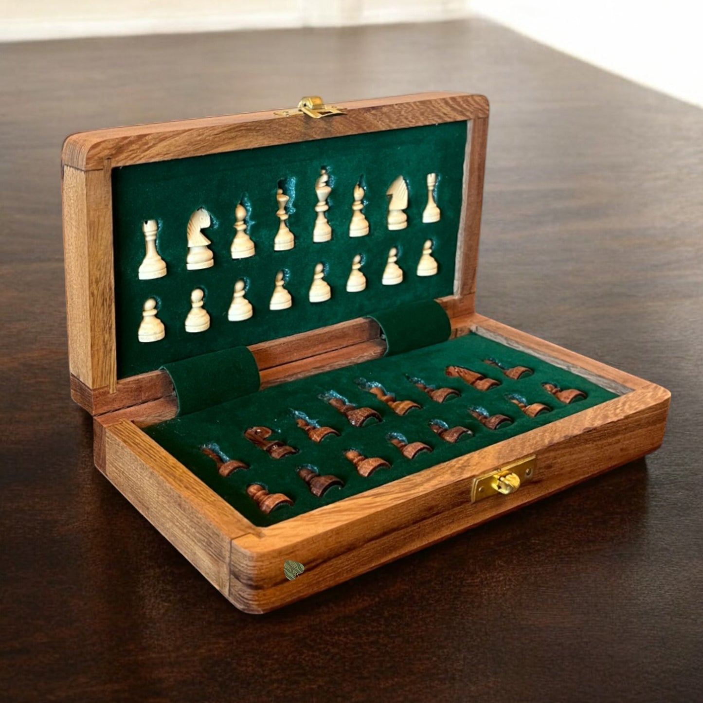 SacredFig Wooden Chess with Magnetic Board | S, M, L sizes